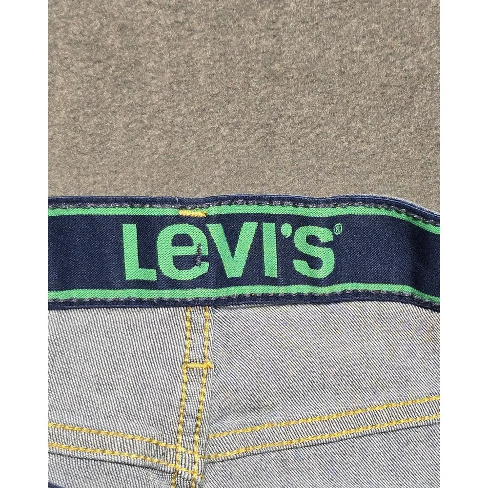 Levi's 511 Slim Fit Boys Jeans Blue Denim Adjustable Waist Size 14 Regular 27x29